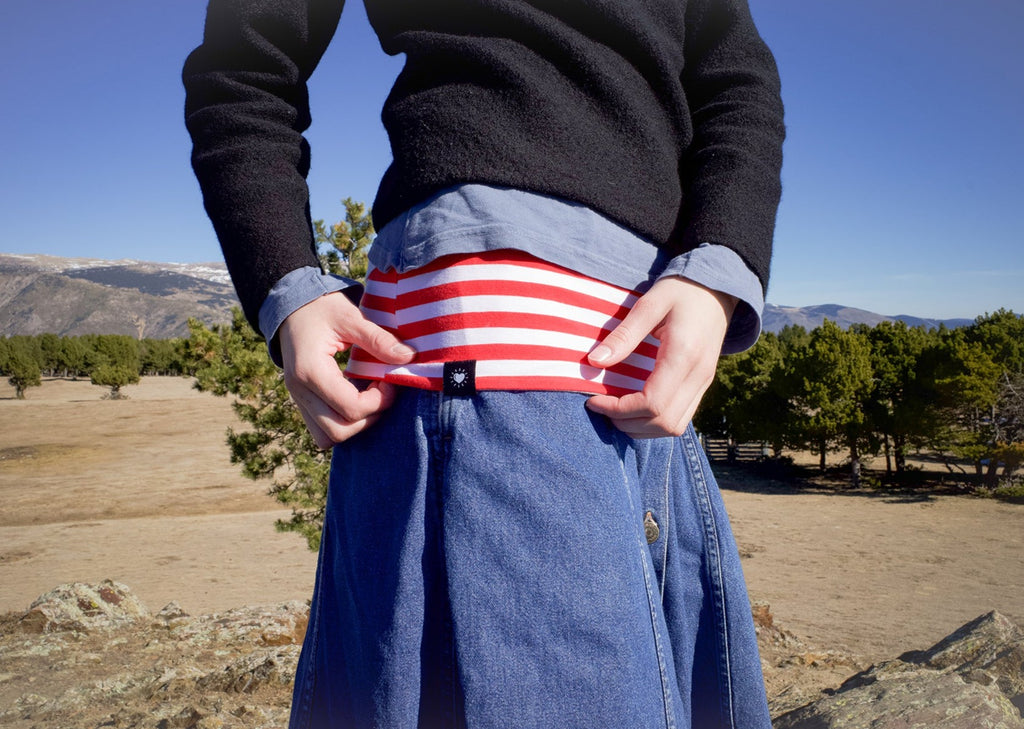 Red striped Happy Belly Haramaki 