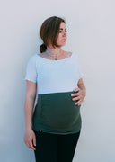 Reversible Maternity Haramaki | Khaki & Beige